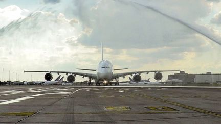 Un Airbus 1380 à l'aéroport Charles de Gaulle près de Paris, le 26 juin 2020. (AFP / AIR FRANCE)