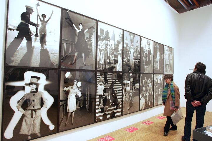 Exposition rétrospective du photographe William Klein au Centre Pompidou Beaubourg 06 décembre 2005 à Paris (PIERRE VERDY / AFP)