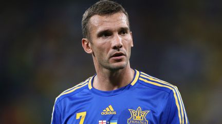 Andrei Shevchenko lors de l'Euro-2012 de football, le 19 juin 2012. (ALEXANDER KHUDOTEPLY / AFP)