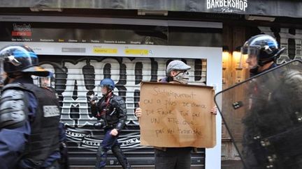 &nbsp; (Une manifestation pour Rémi Fraisse sous tension à Paris © N.Charbonnier Radio France)