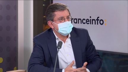 Pascal Roché, directeur général de Ramsay Santé, le 6 janvier 2021. (FRANCE INFO / RADIO FRANCE)