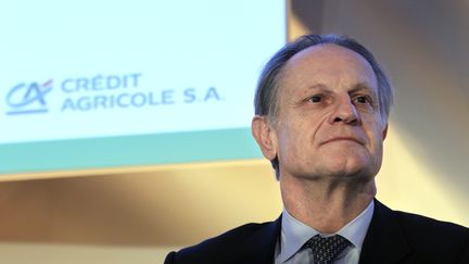 Jean-Paul Chifflet, le PDG du Cr&eacute;dit Agricole, le 24 f&eacute;vrier 2011 &agrave; Paris. (FRANCOIS GUILLOT / AFP)