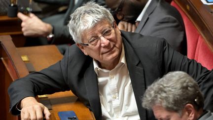 Le député insoumis Eric Coquerel, dans l'hémicycle de l'Assemblée nationale, le 26 novembre 2024. (BERTRAND GUAY / AFP)