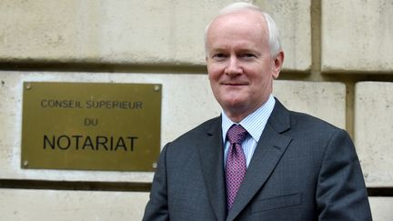 Jean-François Humbert, président du Conseil supérieur du notariat, à Paris, le 25 octobre 2018.&nbsp; (ERIC PIERMONT / AFP)