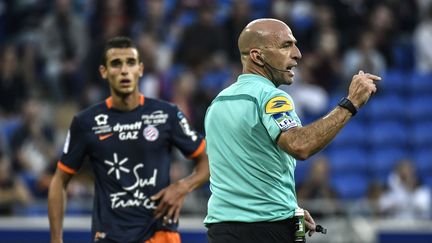 L'arbitre de Lyon - Montpellier, Bartolomeu Varela  (JEFF PACHOUD / AFP)