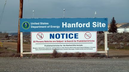 Un site de déchets nucléaires à Handford (Etats-Unis), le 17 mars 2011. (SHAUN TANDON / AFP)