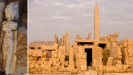 Une statue de la fille du pharaon Amenhotep III a été découverte en Egypte
 (MICHEL GUNTHER / AFP)