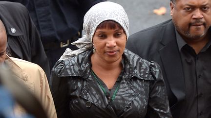 Nafissatou Diallo, qui accuse Dominique Strauss-Kahn d'agression sexuelle, arrive le 10 d&eacute;cembre 2012 au tribunal du Bronx, &agrave; New York. (EMMANUEL DUNAND / AFP)