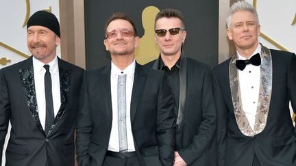 U2 aux 86e Grammy Awards, mars 2014.
 (Kevin Dietsch / Newscom / Sipa )