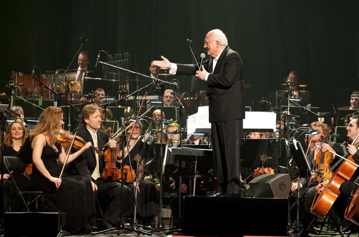 Vladimir Cosma en concert au Grand Rex en 2013
 (URMAN LIONEL/SIPA )