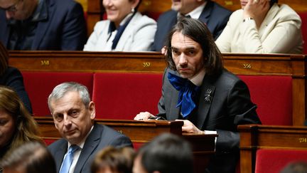 Le député La République en marche, Cédric Villani, le 12 décembre 2017, à l'Assemblée nationale. (LIONEL BONAVENTURE / AFP)