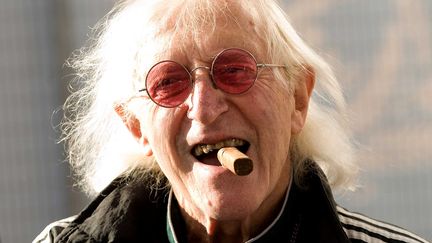 L'ancien animateur britannique Jimmy Savile &agrave;&nbsp;Southampton (Angleterre), le 11 octobre 2010. (HUSSEIN SAMIR / SIPA)