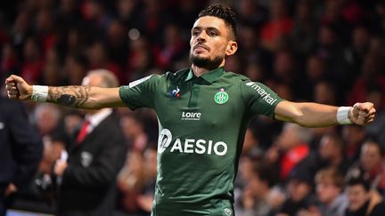 Rémy Cabella buteur avec les Verts à Nîmes (PASCAL GUYOT / AFP)