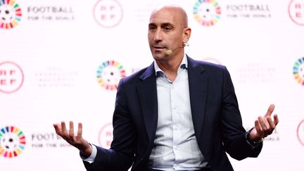 Le président de la Fédération espagnole de football, Luis Rubiales, le 15 novembre 2022 à Madrid. (OSCAR J BARROSO/ SIPA)