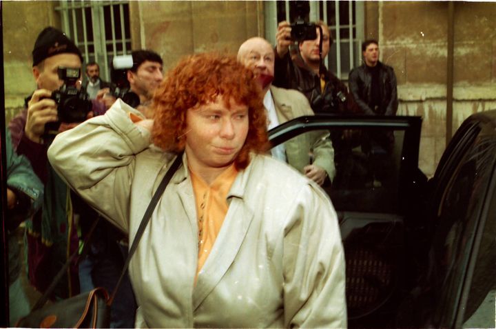 Murielle Bolle lors du procès de Jean-Marie Villemin, à Dijon (Côte-d'Or), le 3 novembre 1993. (MAXPPP)