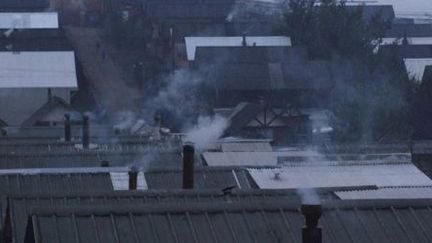 La ville chilienne de Temuco souffre d'une pollution atmosphérique record. Une des causes en est le chauffage au bois. (Marilyn Yanez pour Veo Verde)