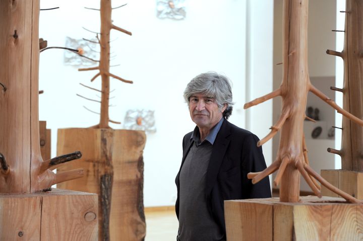 Le sculpteur italien Penone au musée de Grenoble, novembre 2014..
 (JEAN-PIERRE CLATOT / AFP)