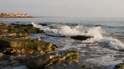 La plage d'Audresselles, dans le Pas-de-Calais, le 20 mai 2009. (KURT VOORSPOELS / MAXPPP)