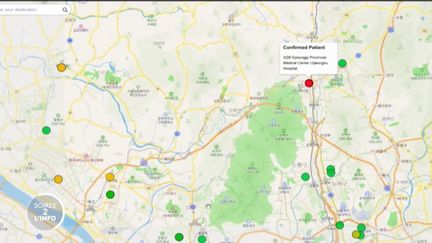 Soirée de l'info. En Corée du Sud, une carte numérique pour géolocaliser les porteurs du coronavirus