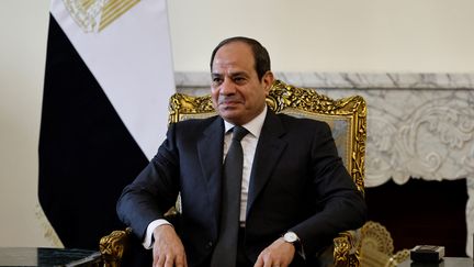 Egyptian President al-Sissi, November 15, 2023. (KHALED DESOUKI / AFP)