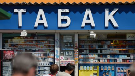 Un kiosque de vente de cigarettes en 2013 à Omsk&nbsp; (ALEXEY MALGAVKO / RIA NOVOSTI)