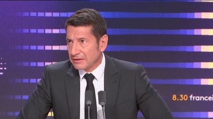 David Lisnard, président de l’Association des maires de France (AMF) et maire LR de Cannes, le 18 octobre 2023 sur franceinfo. (FRANCEINFO / RADIO FRANCE)