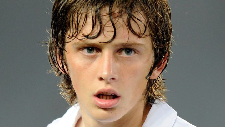 Le joueur g&eacute;orgien Jano Ananidze, lors d'un match entre son pays et l'Italie, &agrave; Tbilissi (G&eacute;orgie), le 5 septembre 2009. (CLAUDIO VILLA / GETTY IMAGES EUROPE)