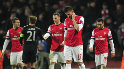 La saison dernière, le Bayern Munich avait déjà triomphé d'Arsenal en 8e de finale de la ligue des champions.  (GLYN KIRK / AFP)