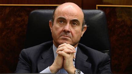 Le ministre de l'Economie espagnol, Luis de Guindos, le 13 juin&nbsp;2012. (DANI POZO / AFP)