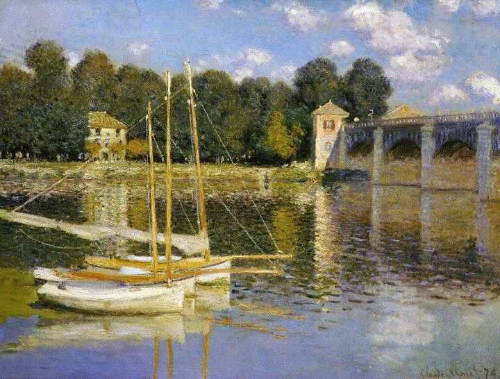 "Le Pont d'Argenteuil" de Claude Monet
 (ALFREDO DAGLI ORTI / THE ART ARCHIVE / THE PICTURE DESK)