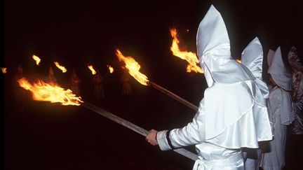 &nbsp; (Selon les estimations, il resterait entre 5.000 et 8.000 partisans du Ku Klux Klan aux Etats-Unis © BROWN CHRIS/SIPA)