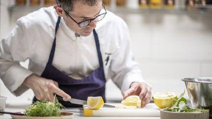 Le chef étoilé Pascal Barbot, une référence pour de nombreux cuisiniers de la génération montante. (ANNE-EMMANUELLE THION / L'ASTRANCE)