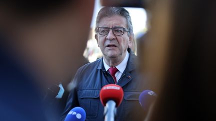 Jean-Luc Mélenchon, le chef de La France insoumise et candidat à l'élection présidentielle, à Paris, le 21 septembre 2021. (THOMAS COEX / AFP)