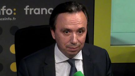 Michel Yahiel était l'invité de Yaël Goosz pour L'Interview J-1, mercredi sur franceinfo. (FRANCEINFO)