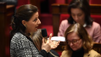 La ministre de la Santé Agnès Buzyn, à l'Assemblée nationale, le 7 février 2018. (ERIC FEFERBERG / AFP)