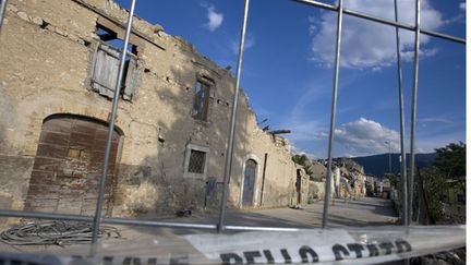 &nbsp; (L'Aquila, dans le centre de l'Italie, avait été touché par un séisme faisant 309 morts et des dizaines de milliers de sans-abri. © REUTERS/Tony Gentile)