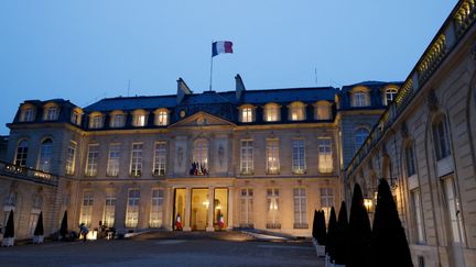 Vue générale du palais de l'Elysée le 10 mars 2021.&nbsp; (LUDOVIC MARIN / AFP)