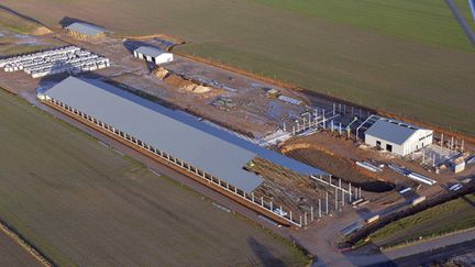 &nbsp; (© Maxppp - La ferme des "Mille vaches", à Abbeville, dans la Somme, doit bientôt entrer en service)