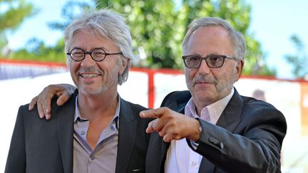 &nbsp; (Fabrice Luchini et Christian Vincent lors de la présentation de "L'Hermine" à la Mostra de Venise, dimanche 6 septembre © MaxPPP)