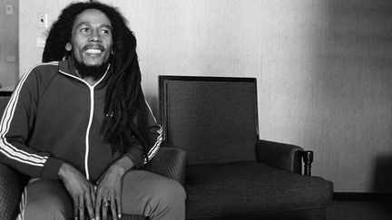 Le chanteur jamaïcain de reggae Bob Marley, en 1980.&nbsp; (MARCELLO MENCARINI / AFP)