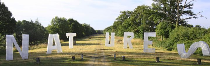 La Biennale d'art contemporain de Sologne invite les artistes à créer avec la nature, ici l'installation de Do Delaunay 
 (Olivier Coulange)