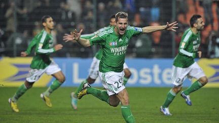 Lyon s'était imposé 2-0 à l'aller face à Saint-Etienne. (THIERRY ZOCCOLAN / AFP)