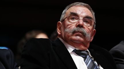 L'ancien secrétaire générale de la CFDT, Jacques Chérèque, le 5 novembre 2014, à Paris, à l'occasion des 50 ans du syndicat.&nbsp; (THOMAS SAMSON / AFP)