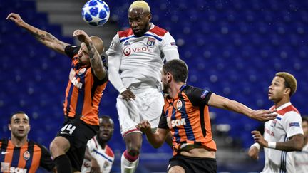 Moussa Dembélé le buteur lyonnais (JEFF PACHOUD / AFP)