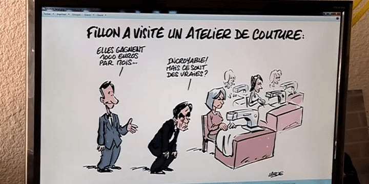 L'affaire Pénélope Fillon vue par le dessinateur de presse Marc Large
 (France 3)