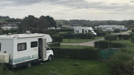 Le Camping de la plage de Quiberville-sur-Mer. (MORGANE HEUCLIN-REFFAIT / RADIO FRANCE)