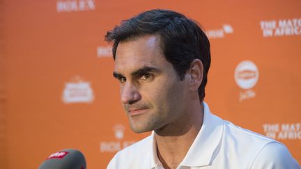 Roger Federer a décidé de hausser le ton en vue des Jeux olympiques de Tokyo. (RODGER BOSCH / AFP)