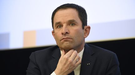 Benoît Hamon, candidat du PS à la présidentielle.&nbsp; (ERIC FEFERBERG / AFP)