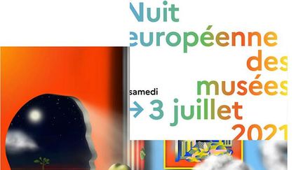 Affiche officielle de la 17e édition de la Nuit Européenne des musées, 2021 (MINISTERE DE LA CULTURE)