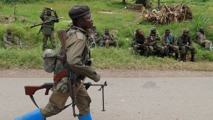 Soldat des forces armées de la RDC stationné dans le&nbsp;Nord-Kivu, province orientale de la République démocratique du Congo (RDC), le 11 décembre 2018. (Reuters - GORAN TOMASEVIC / X90012)